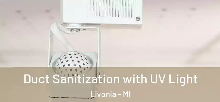  Duct Sanitization with UV Light Livonia - MI